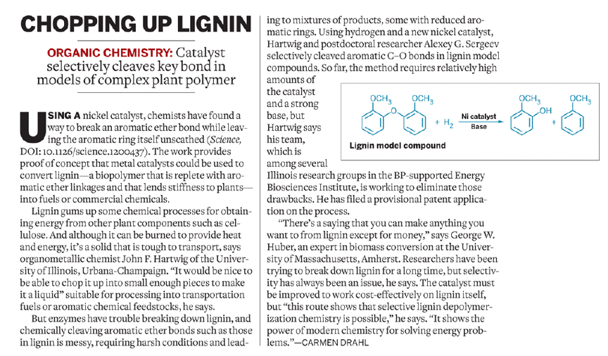 Breaking up Lignin with Catalysts - 22/04/11